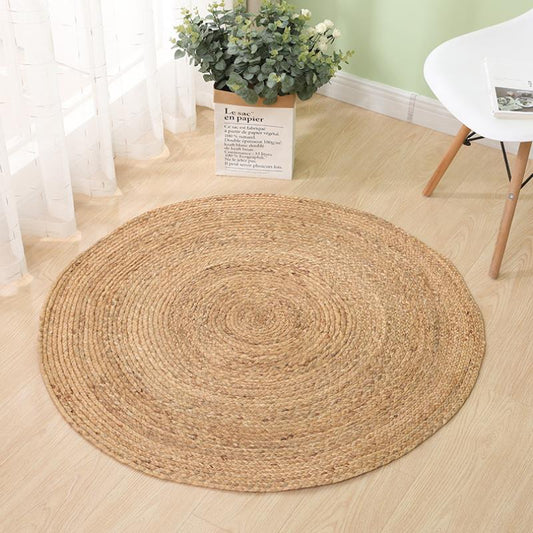 Round Rattan Carpet - HomeTidy UK