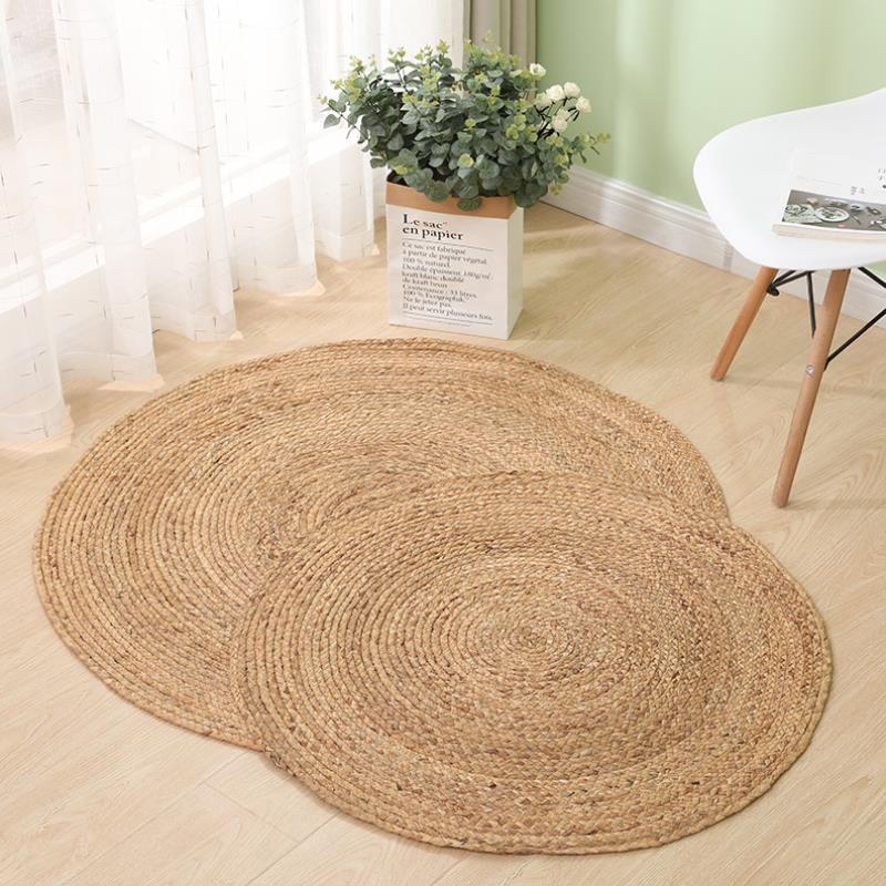 Round Rattan Carpet - HomeTidy UK
