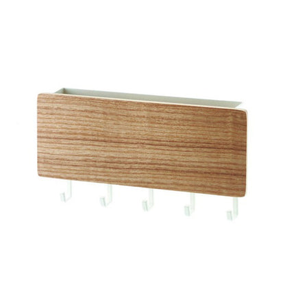 Wooden Key Holder With Storage - HomeTidy UK