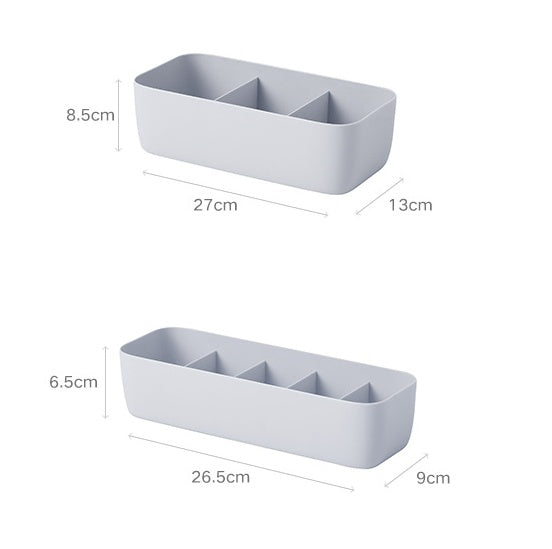 Socks Storage Box Bra Underwear Organizer Desktop Drawer Finishing Box Bathroom Plastic Storage Case Closet Organiser - HomeTidy UK