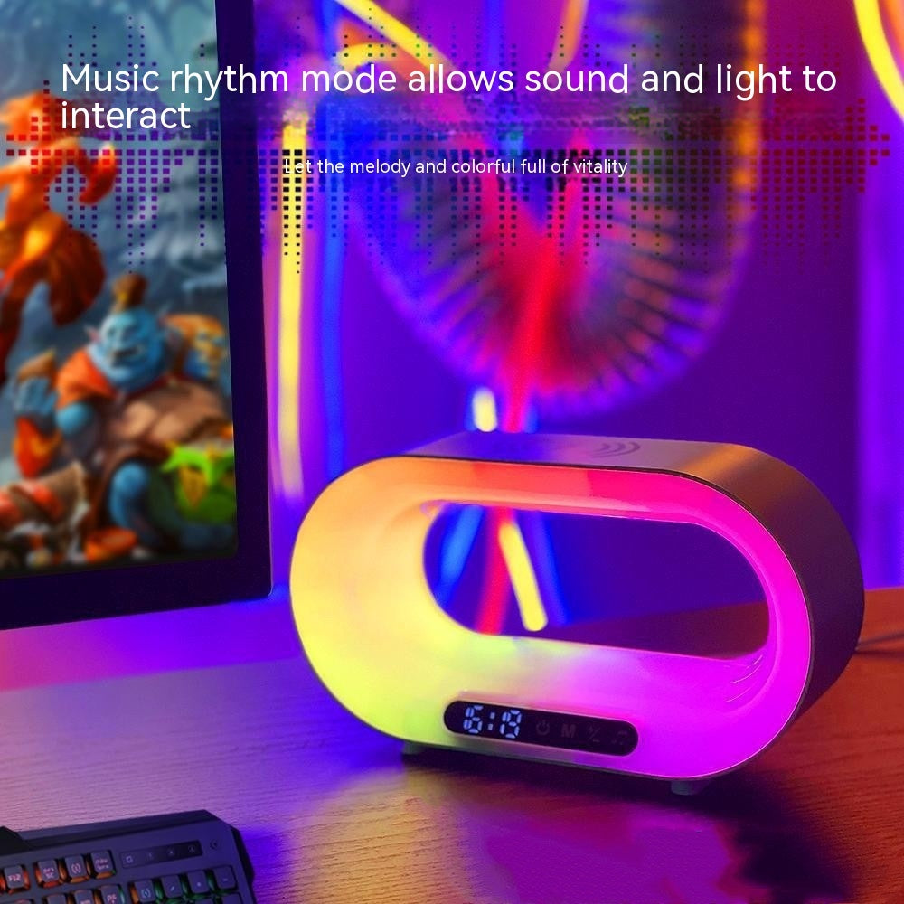Multi-function 3 In 1 LED Night Light, Wireless Charger and Alarm Clock - HomeTidy UK