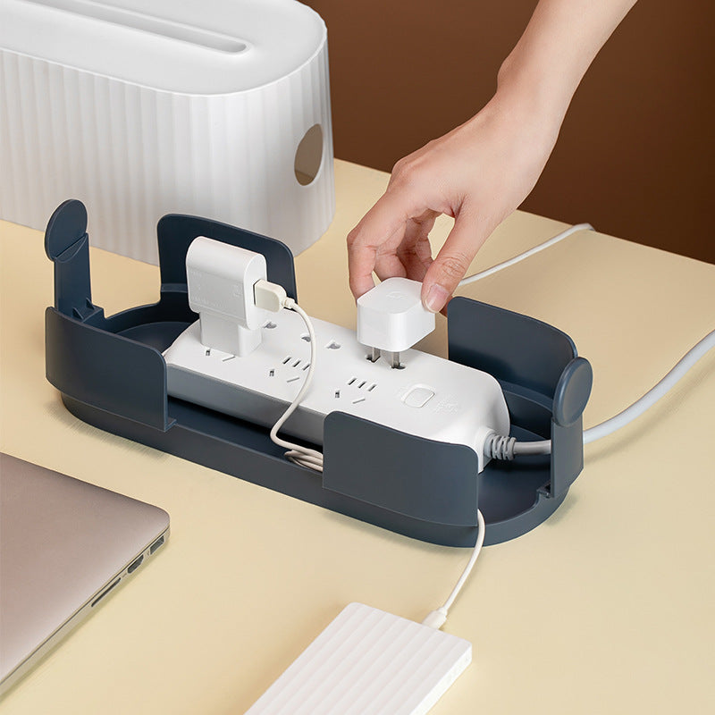 Power Strip Wire Case Cable Storage Box - HomeTidy UK
