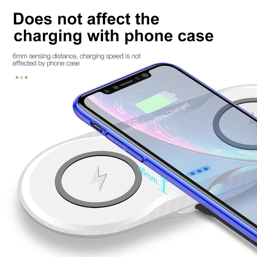 Wireless Dual Mobile Phone Charger - HomeTidy UK
