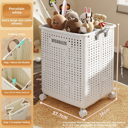Foldable Home Laundry Storage Basket - HomeTidy UK