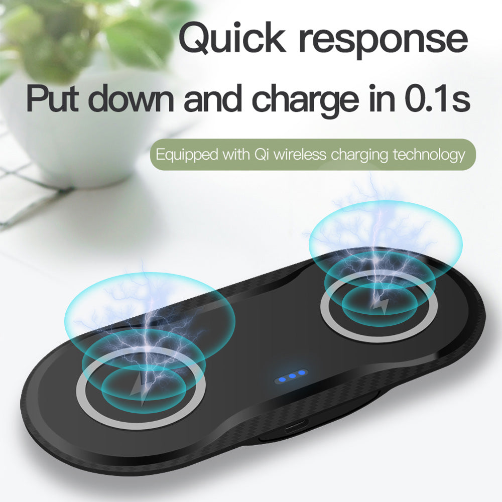 Wireless Dual Mobile Phone Charger - HomeTidy UK