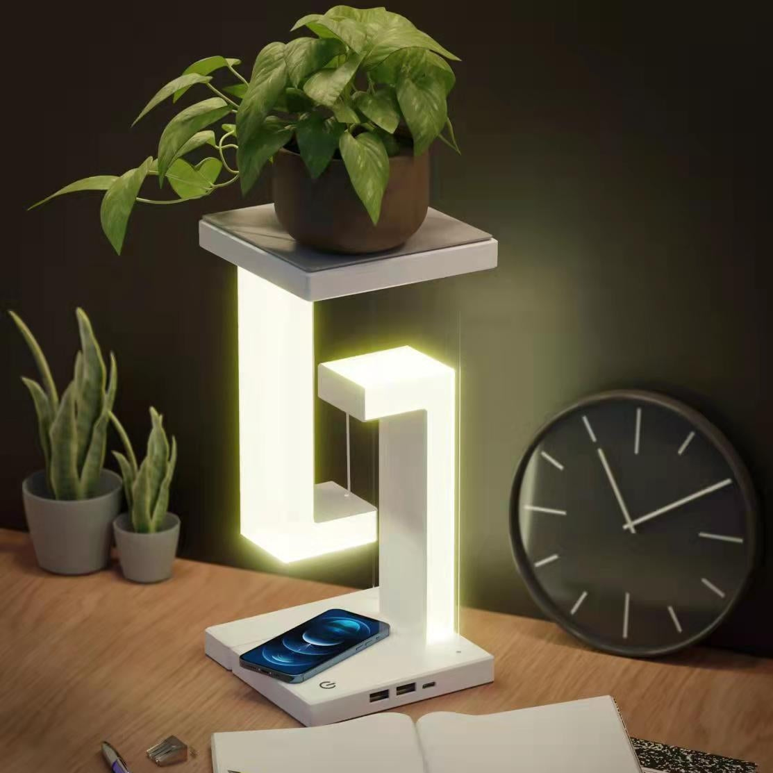 Creative Smartphone Wireless Charging Suspension Table Lamp - HomeTidy UK