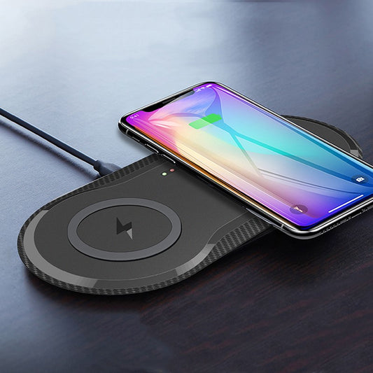 Wireless Dual Mobile Phone Charger - HomeTidy UK