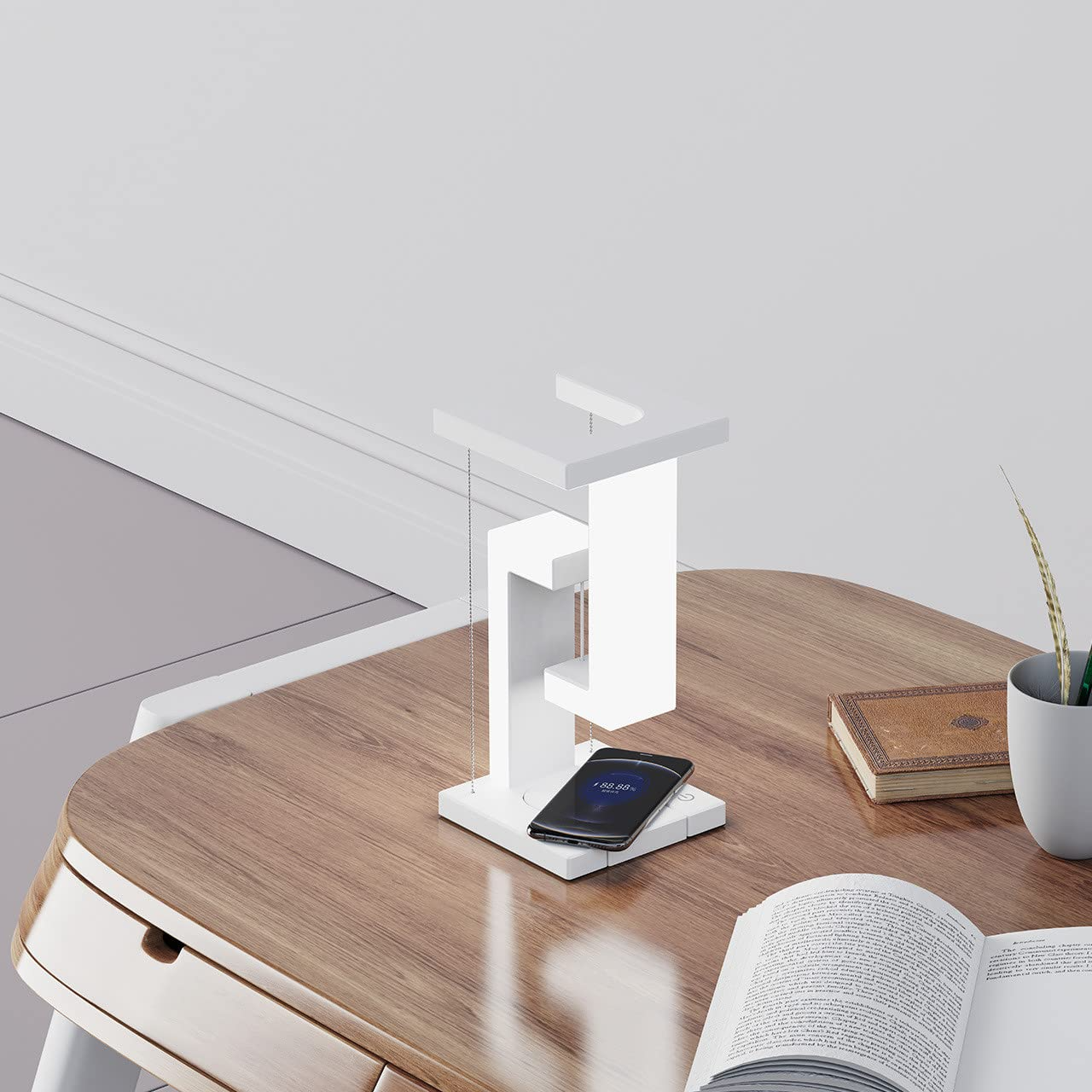 Creative Smartphone Wireless Charging Suspension Table Lamp - HomeTidy UK