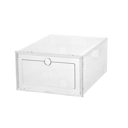 Transparent Plastic Thickened Drawer Shoe Storage Box - HomeTidy UK