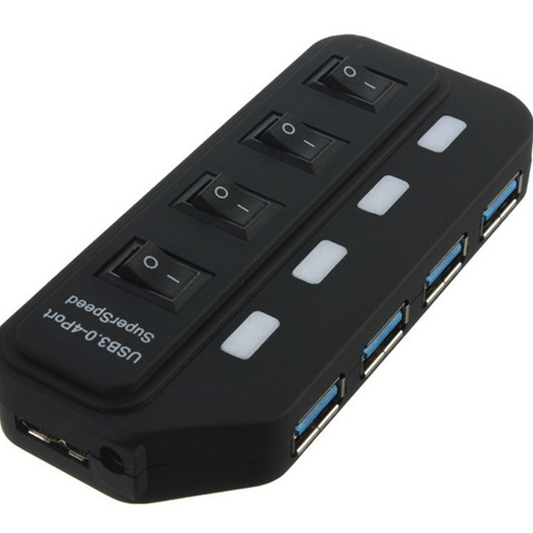 High-speed 30 Hub With 4 Ports And Individual Onoff Switches - HomeTidy UK