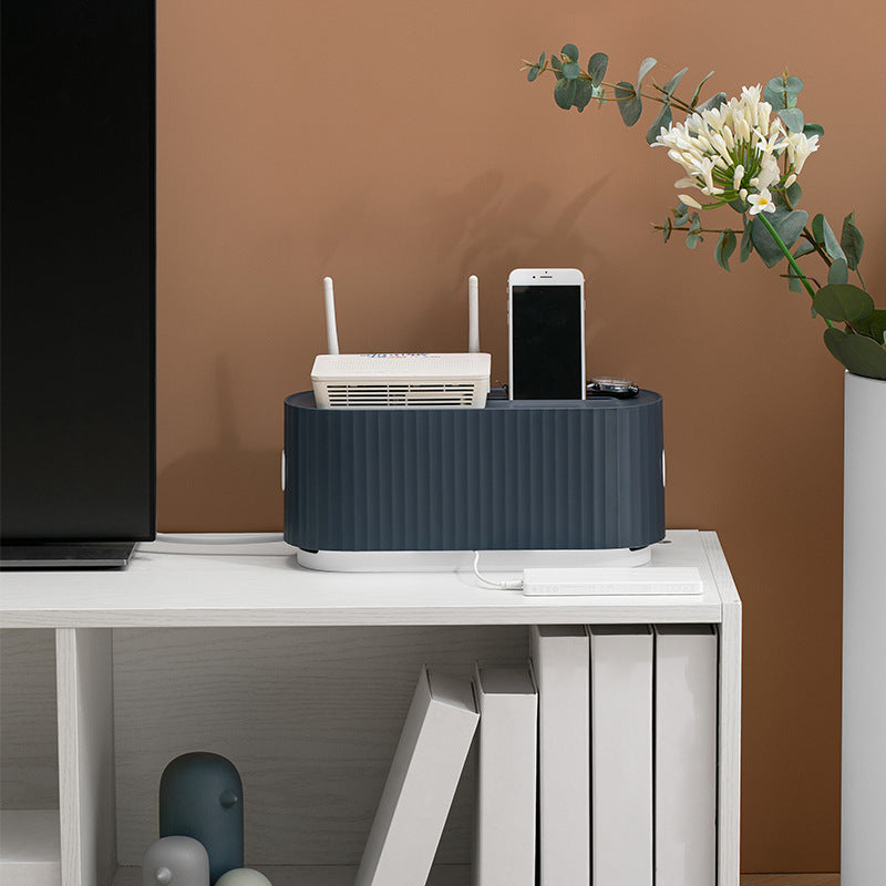 Power Strip Wire Case Cable Storage Box - HomeTidy UK