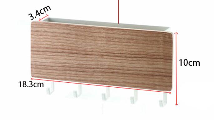 Wooden Key Holder With Storage - HomeTidy UK