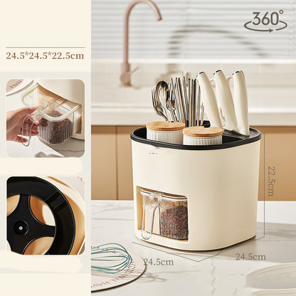Multi-Function Kitchen Cutlery Organizer - HomeTidy UK